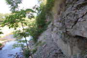 Река Лава. Палеозойские выходы